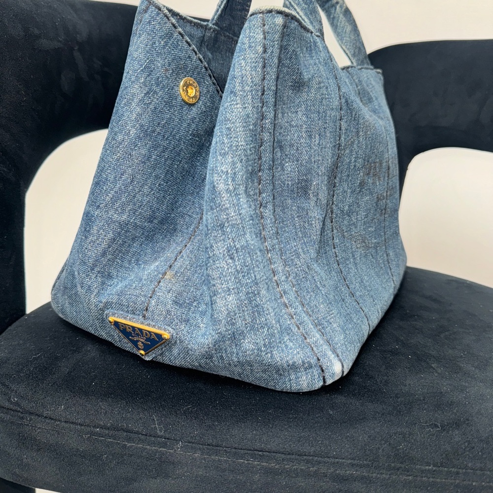 Prada Denim Canapa - Authentic - Picture 10 of 10